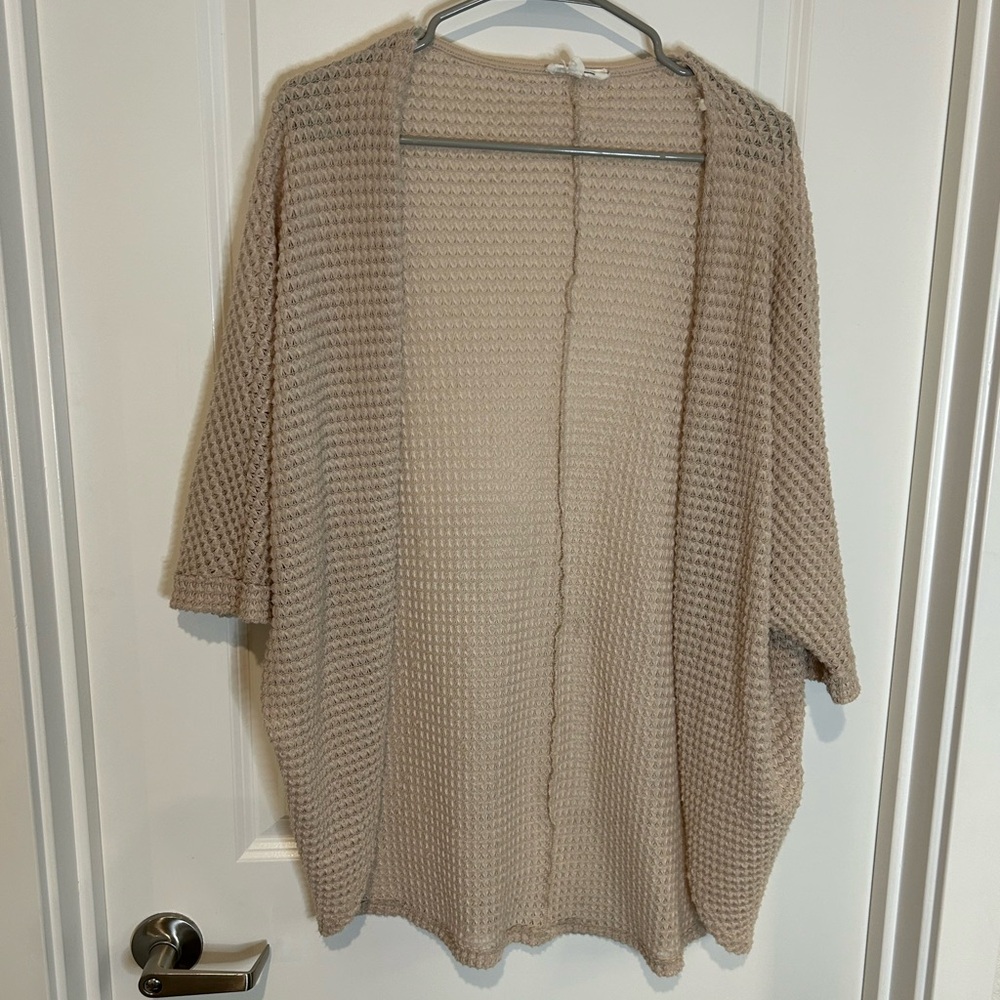 Women's Beige Knit Sweater